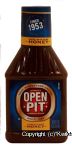 Open Pit Barbecue Sauce w/Pure Honey Center Front Picture